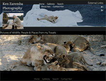 Tablet Screenshot of kenzarembaphotography.com